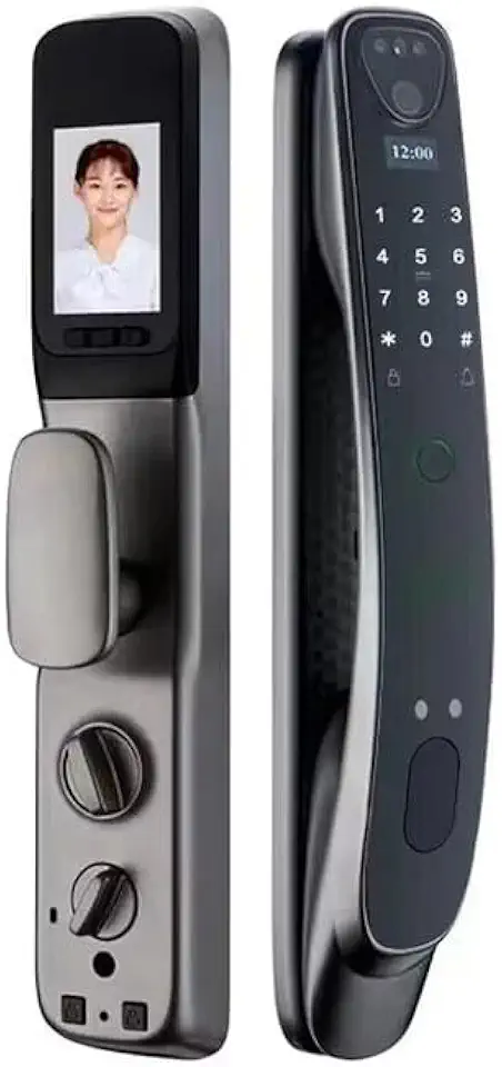 TOOYA S21 Smart Door Lock with Camera, Fingerprint Door Lock, Password, Phone App, Magnetic Cards, Security Key