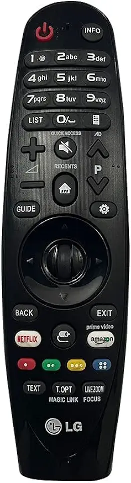 Compatible LG TV Remote Suitable for LG Magic Smart tv (Support All 2018 4K UHD Smart LG Televisions) Remote Control (Mouse & Voice Non-Support) AN-MR18BA with Amazon Hotkeys and Netflix