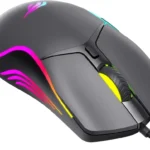 Havit 8000DPI Gaming Series RGB Wired Gaming Mouse, Black