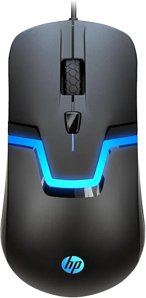 Wired RGB Gaming Mouse with Optical Sensor, 3 Buttons, 7 Color Led.
