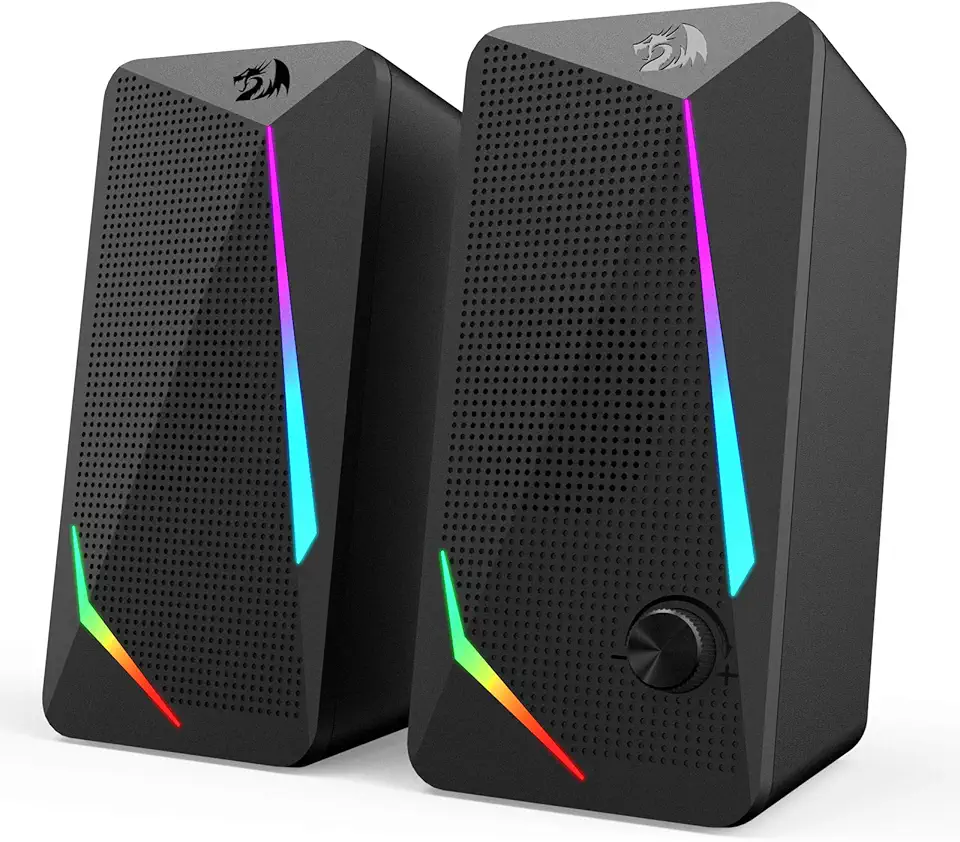 Redragon gs510 waltz rgb desktop speakers, USB