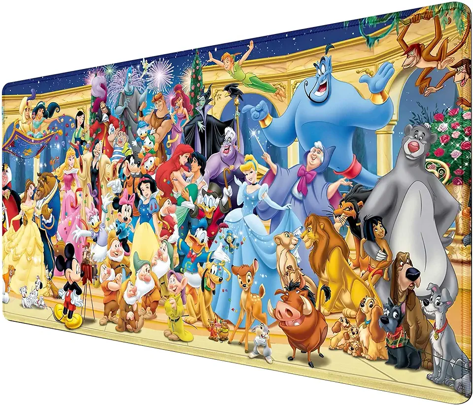 Opabinia Desk Pad Protector,Extended Gaming Mouse Pad,XXL Large Big Computer Keyboard Mouse Mat with Non-Slip Base and Stitched Edge for Office Home Gaming Work (31.5”X16”)